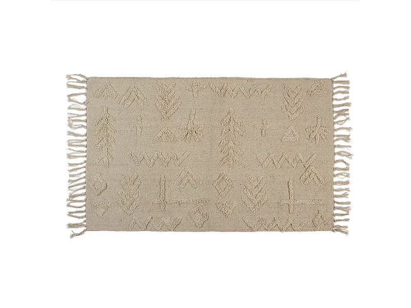 Tappeto Denver in cotone 120x180 Naturale