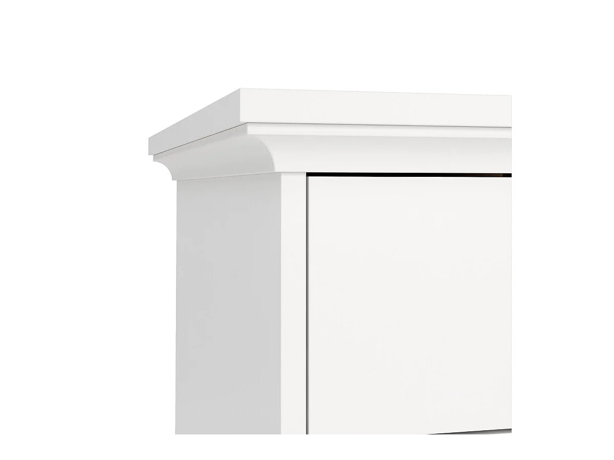 Schreibtisch mit 3 Schubladen weiß B130 cm – SOFIA