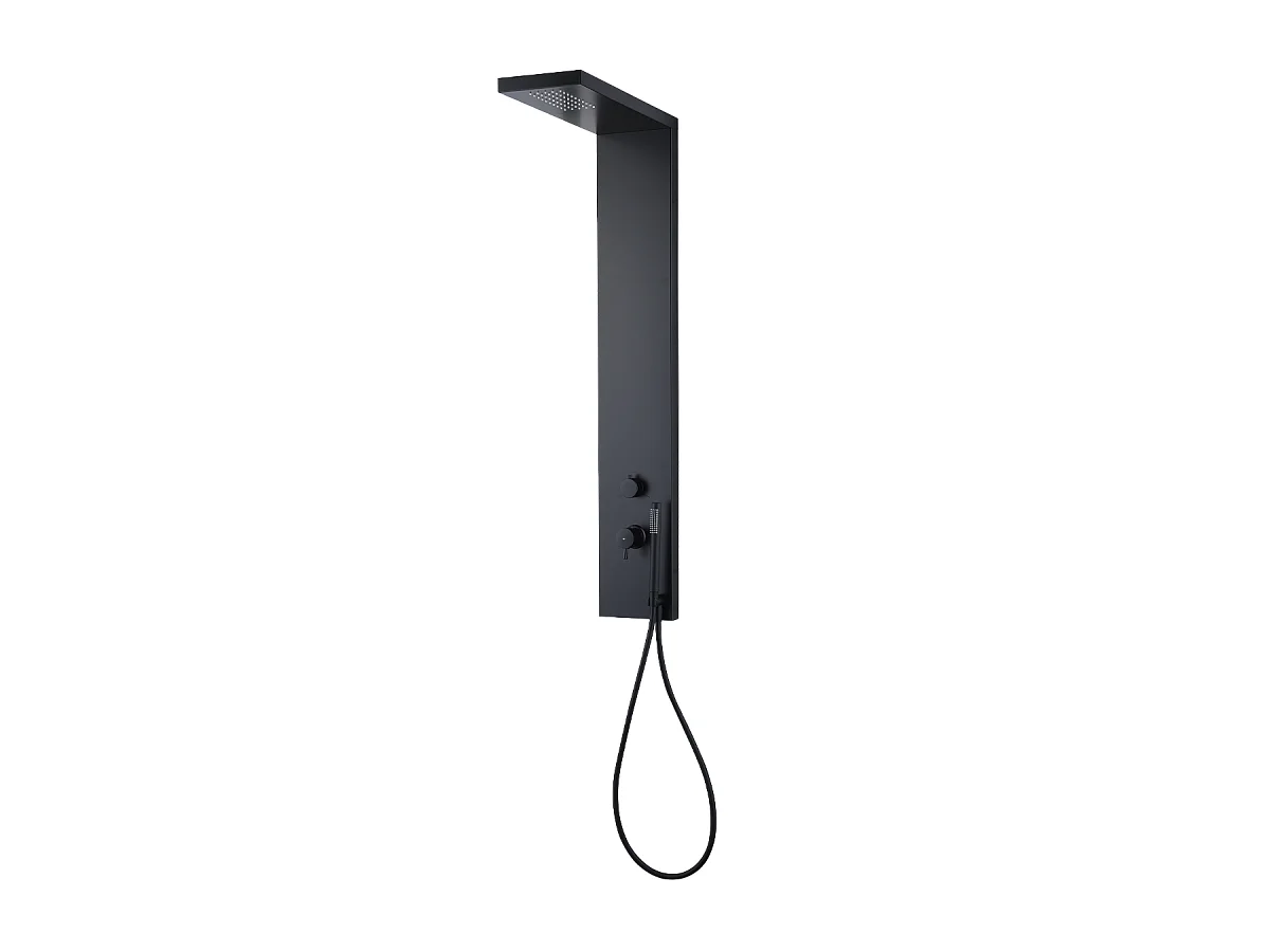Essekadra panneau de douche noir - Essebagno