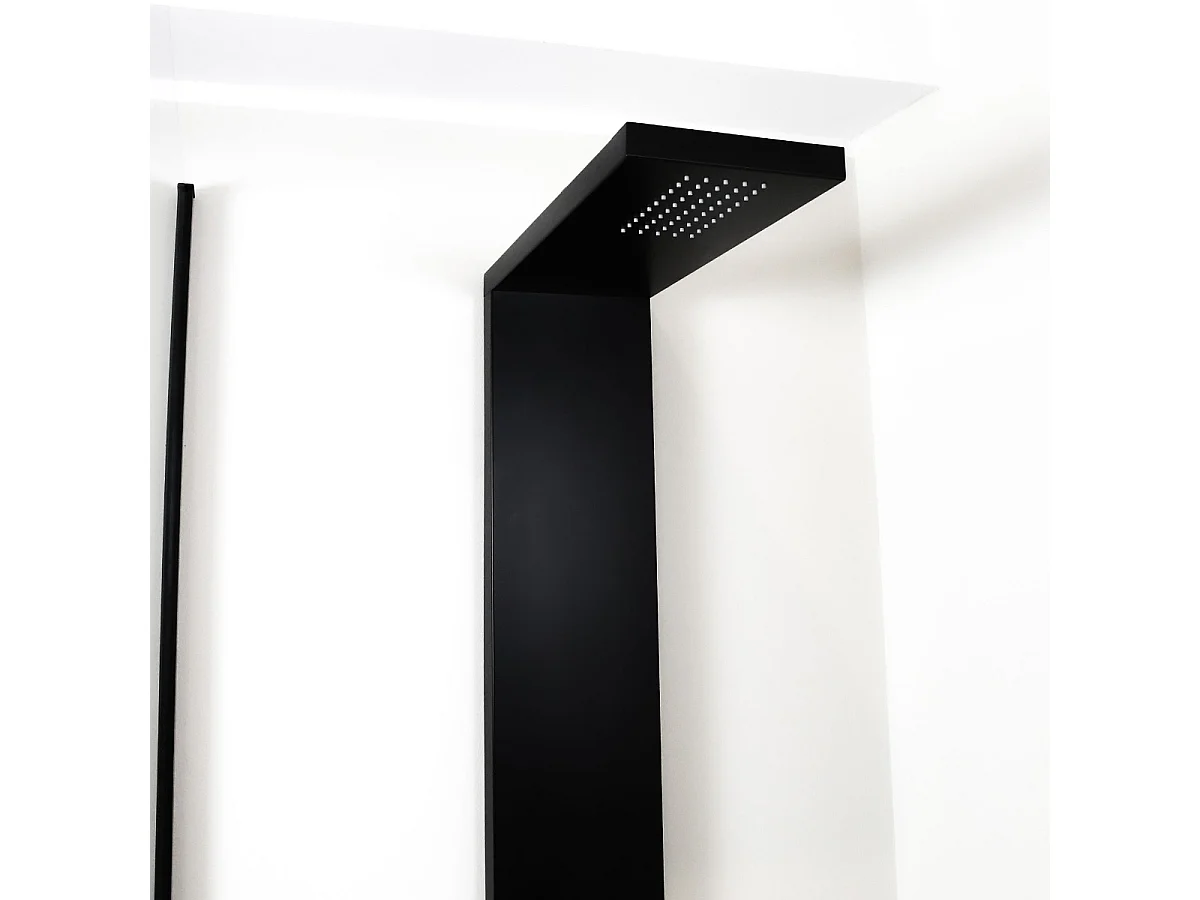 Essekadra panneau de douche noir - Essebagno