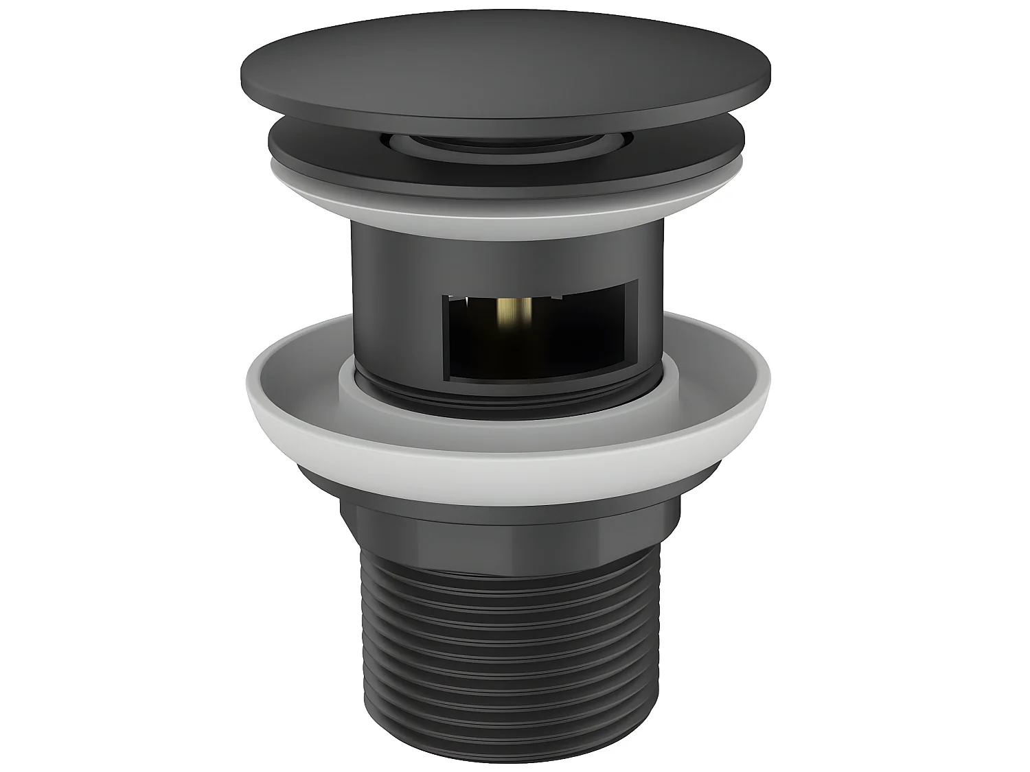 Indus mitigeur lavabo haut noir - Essebagno