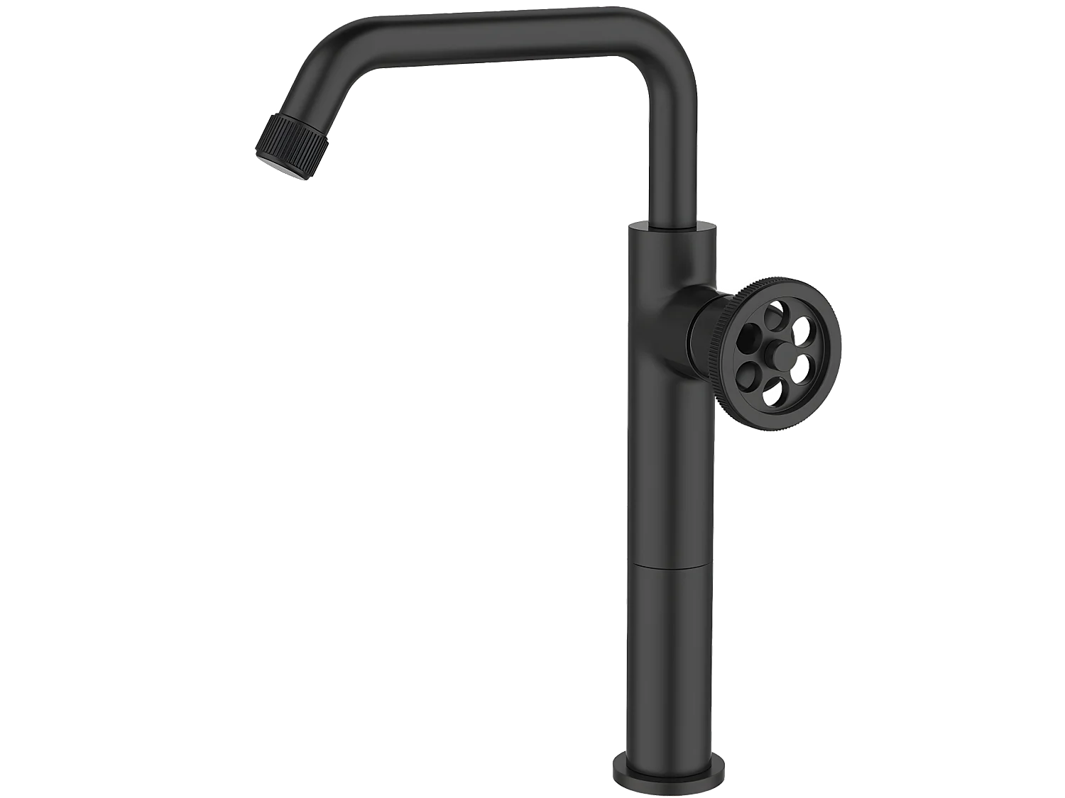 Indus Torneira de lavatório alta preto Essebagno