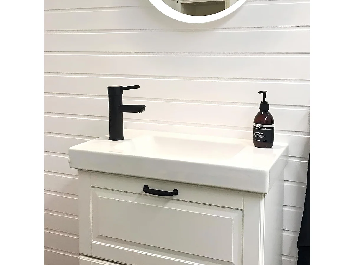 Deco mitigeur lavabo bas noir - Essebagno