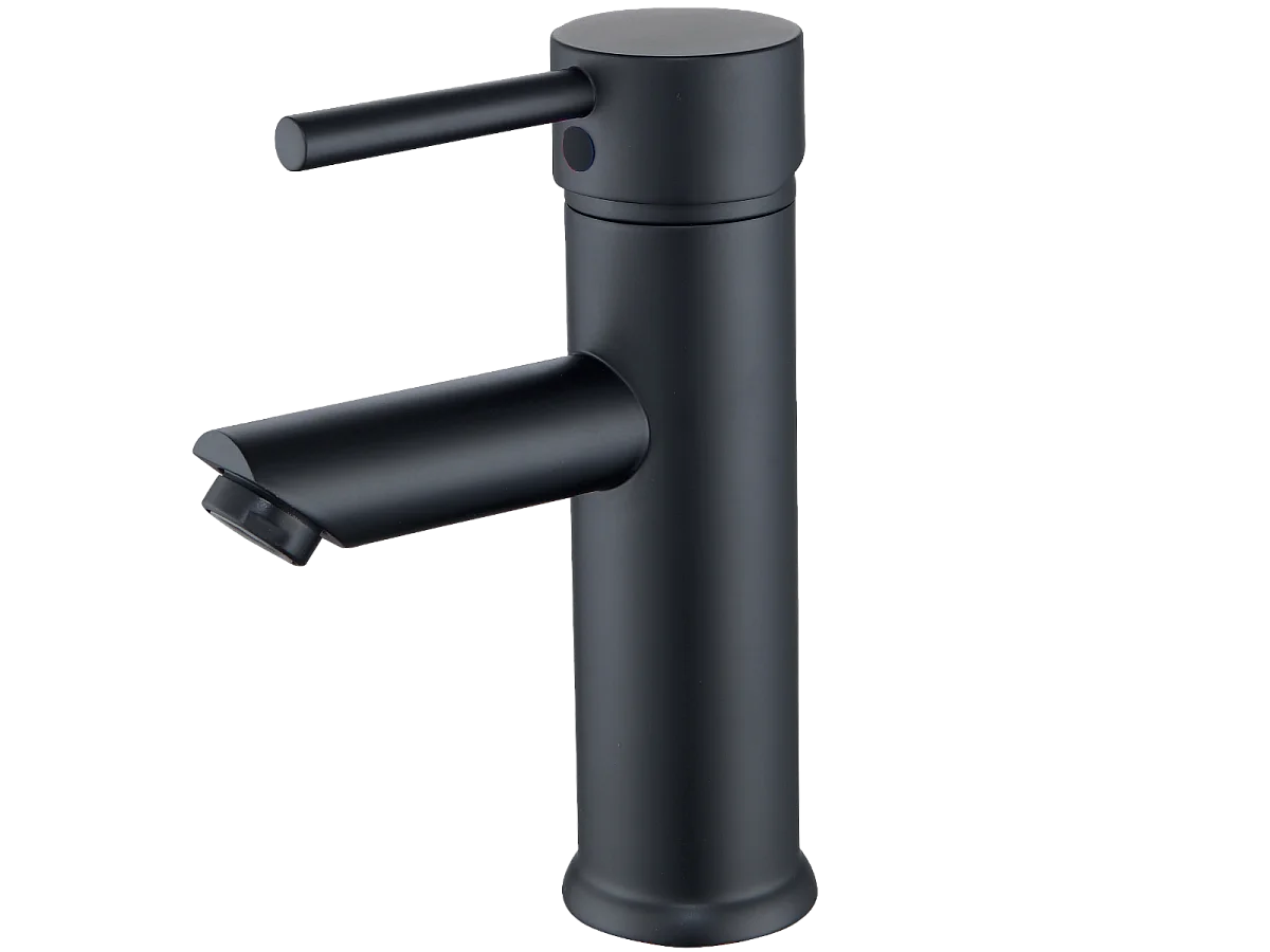 Deco mitigeur lavabo bas noir - Essebagno