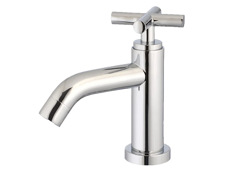 Croce misturadora de água fria para lavatório cromo Essebagno