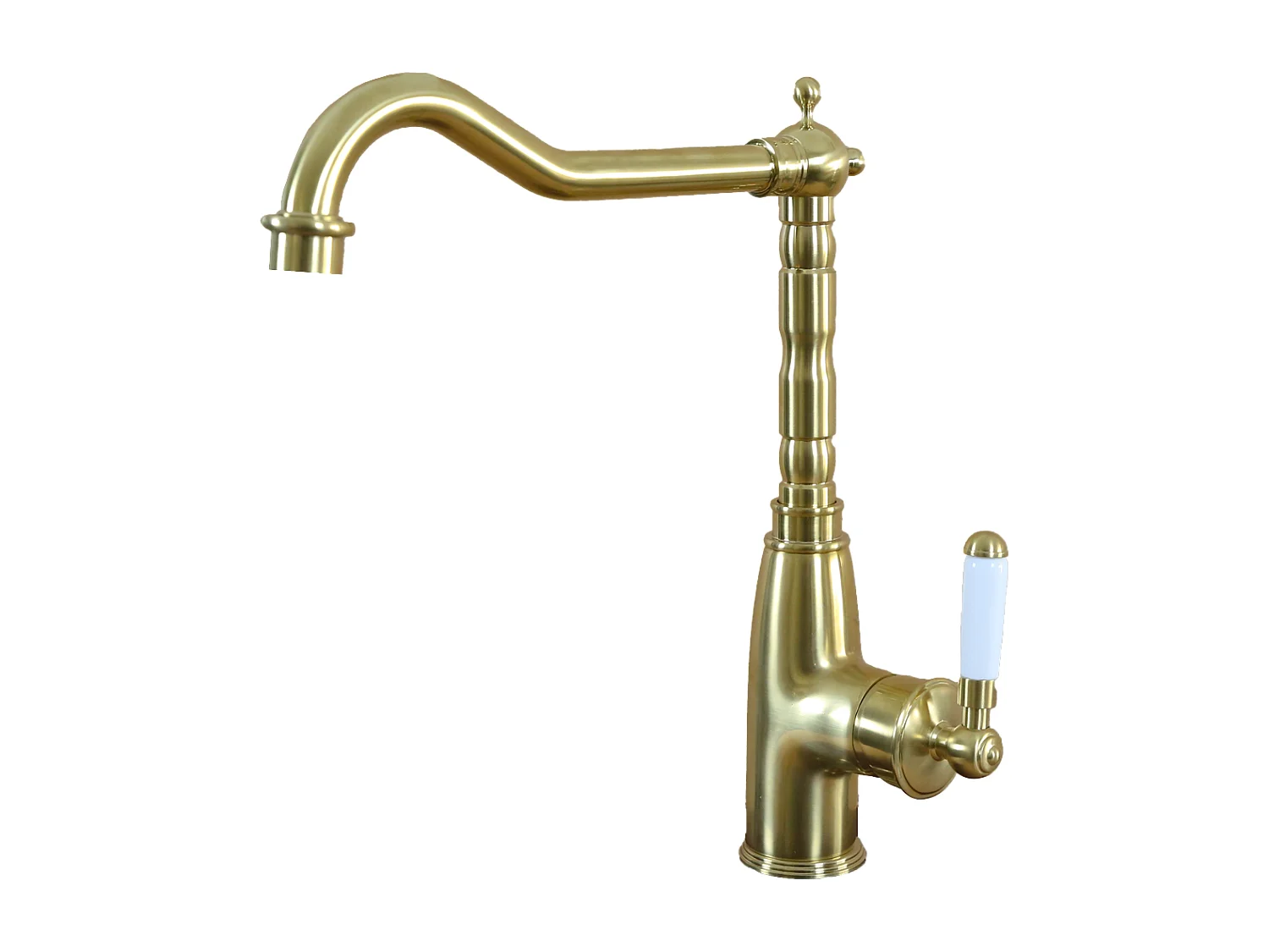 Leeds Spültischmischer gebürstetes Gold Essebagno