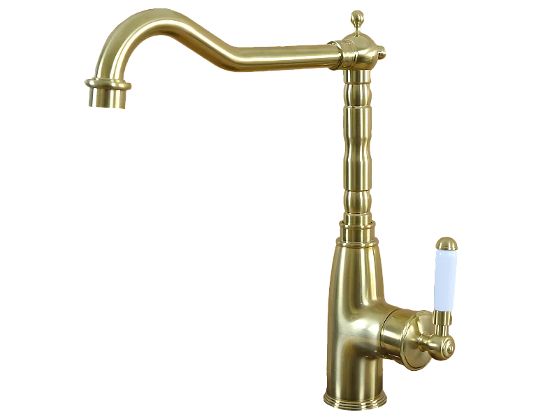 Leeds mitigeur évier or brossé - Essebagno