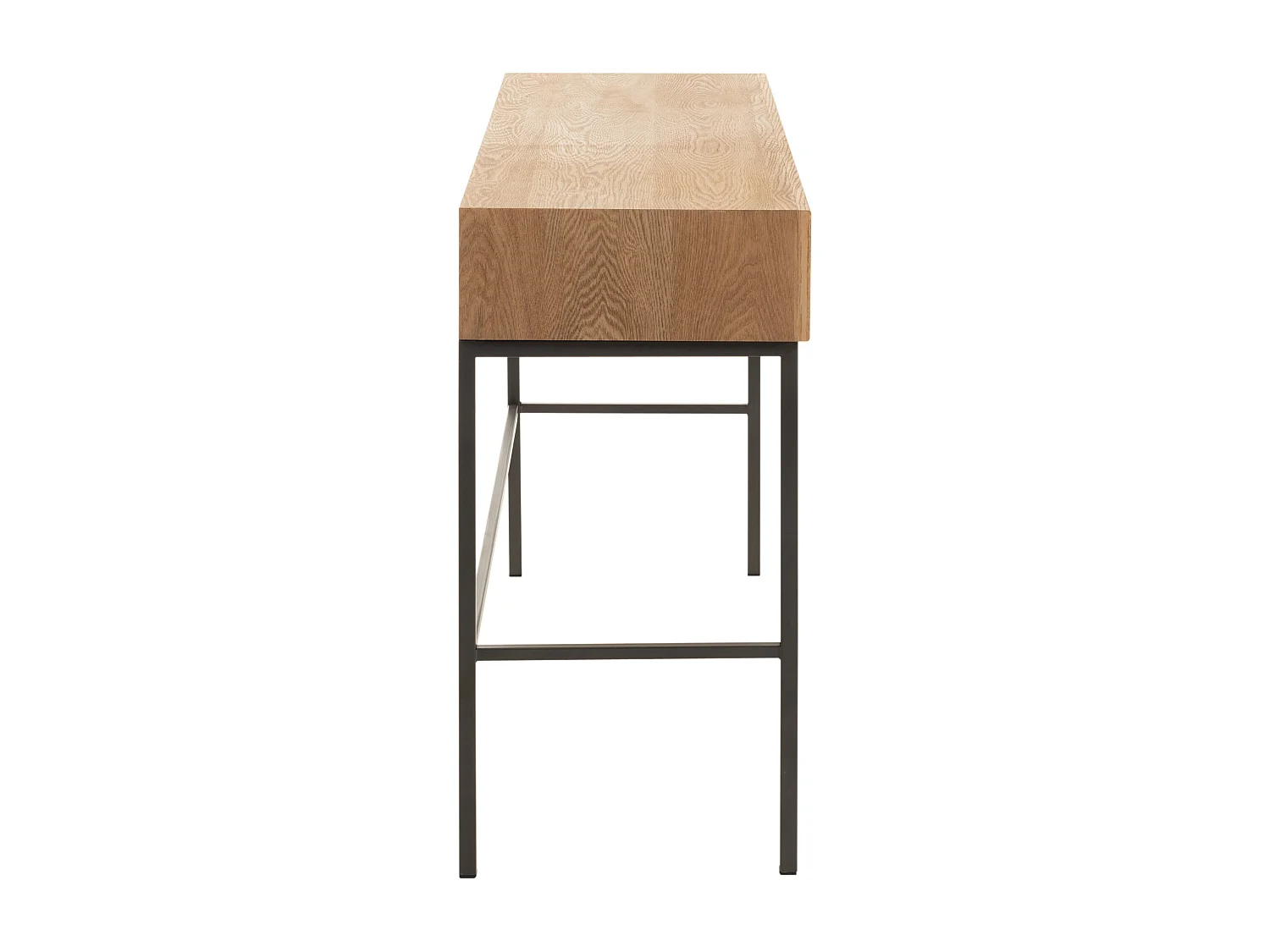 Console 3 Tiroirs en Bois "Dresa" 120cm Naturel