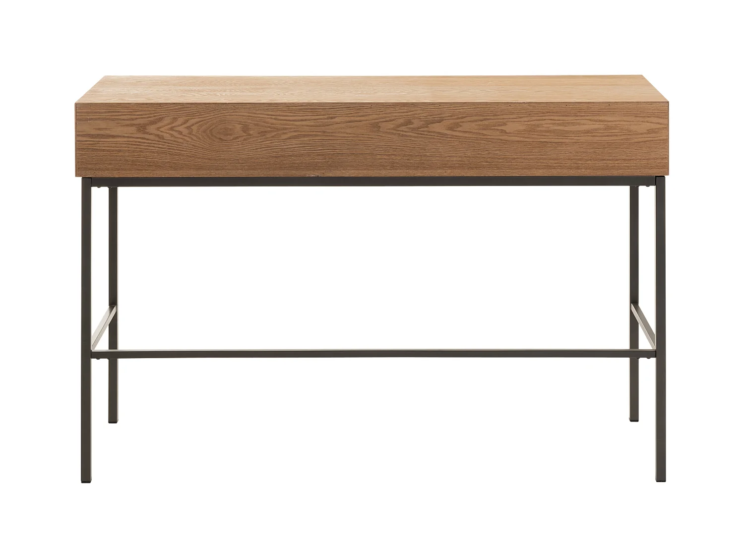 Consola de madera natural 3 cajones Amel L 120 cm