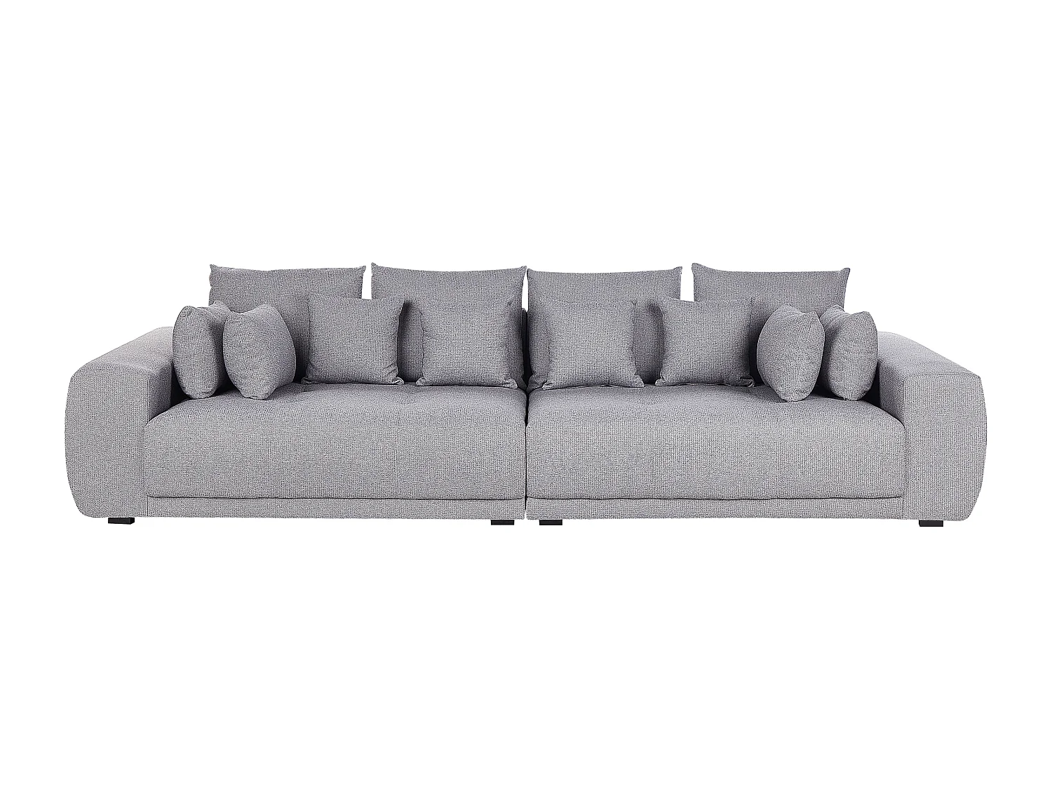 Canapé 4 places TORPO Tissu Gris