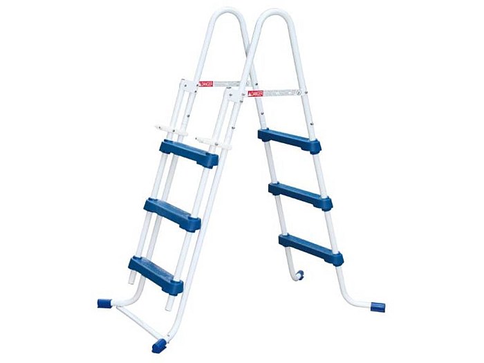 Échelle Piscine Hors-Sol GRE AR109 - Pour 90cm De Hauteur - 2x2 Marches Antidérapantes