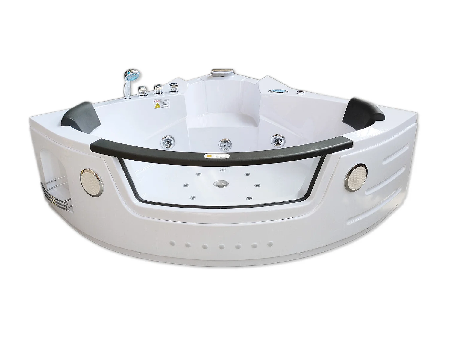 Bañera hidromasaje 140 x 140 cm Bomba doble y Calentador 20 jets - Camelia