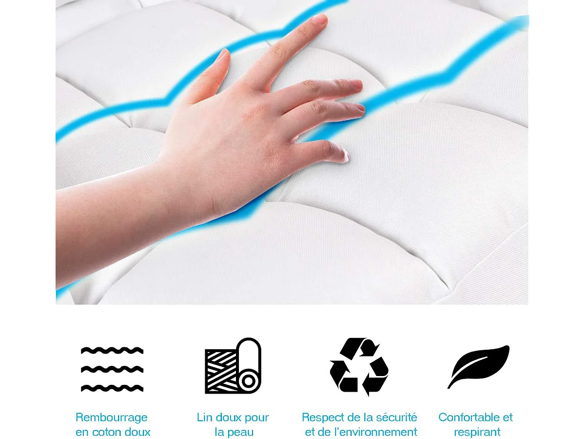 Fauteuil convertible, chauffeuse  convertible 1 place en tissu gris avec oreiller