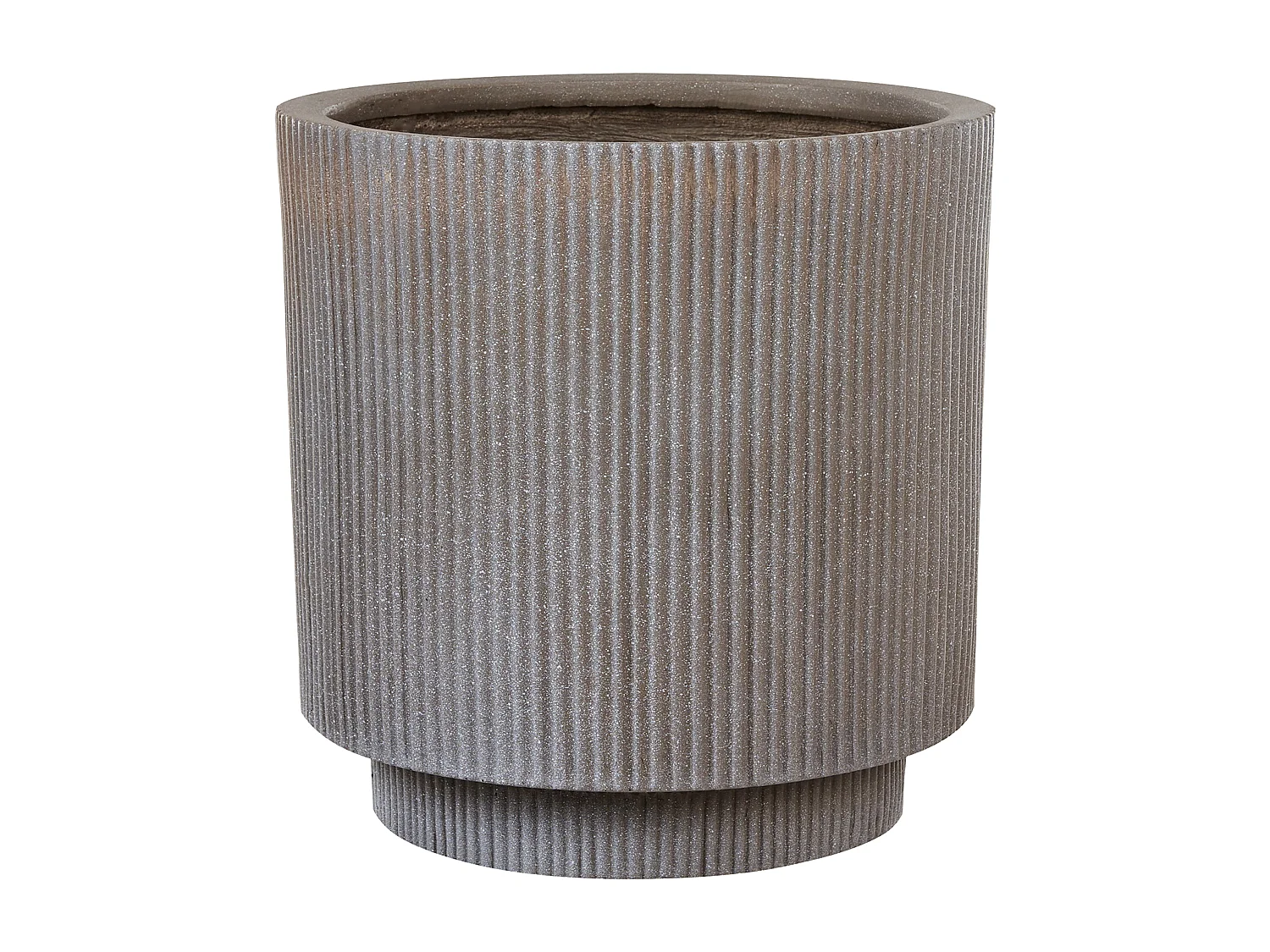 Blumenkübel DARIA Keramik 37 cm Taupe