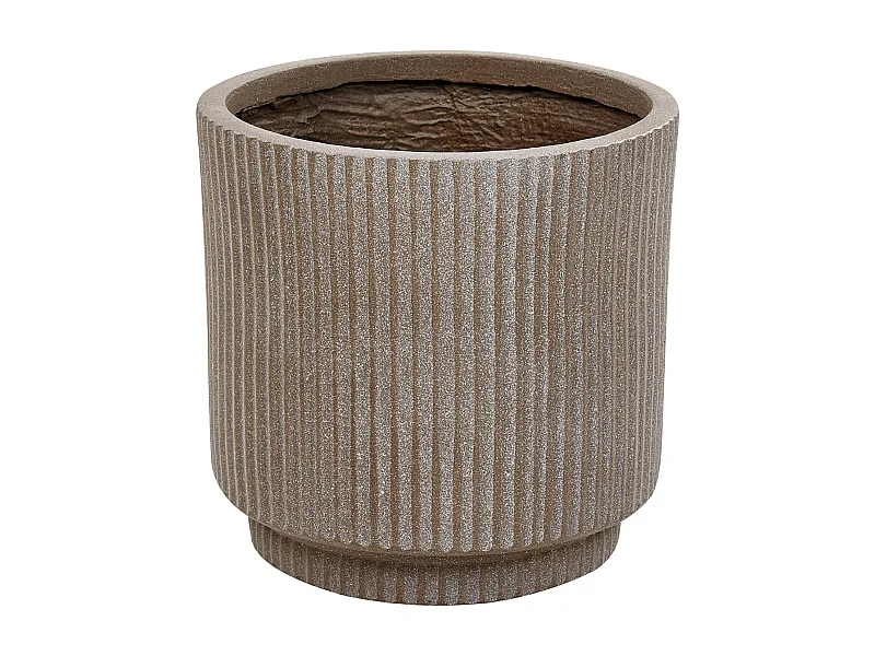 Maceta Maceta DARIA Cerámica 24 cm Gris pardo