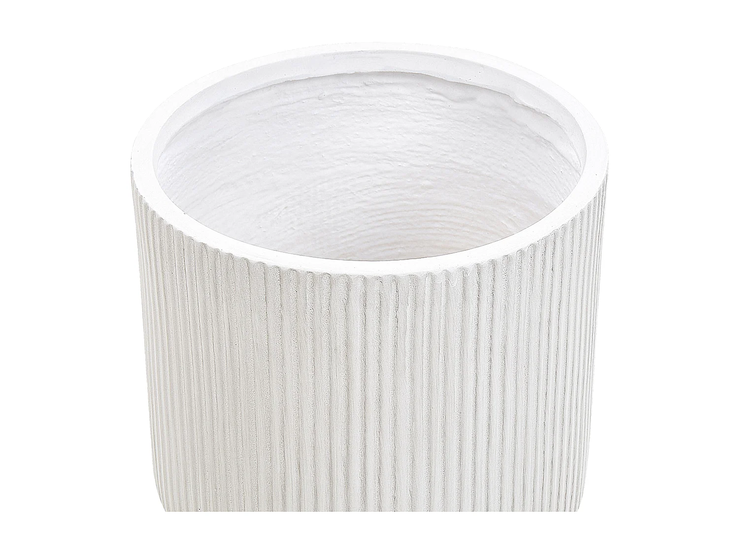 Blumenkübel DARIA Keramik 30 cm Cremeweiss