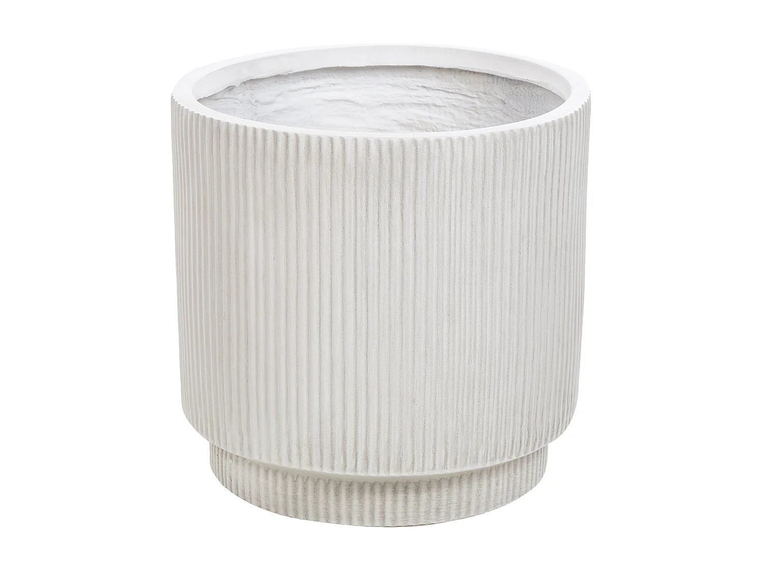 Cache-pot DARIA 37 cm Blanc cassé