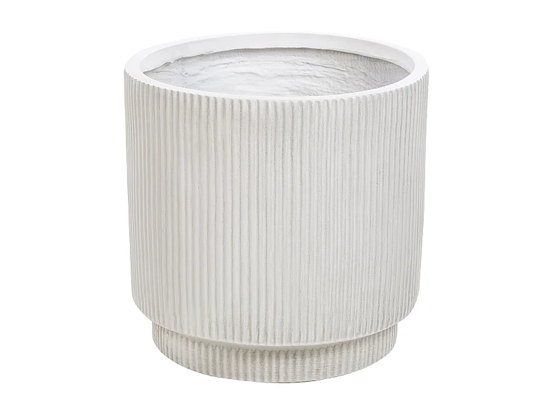 Cache-pot DARIA 37 cm Blanc cassé