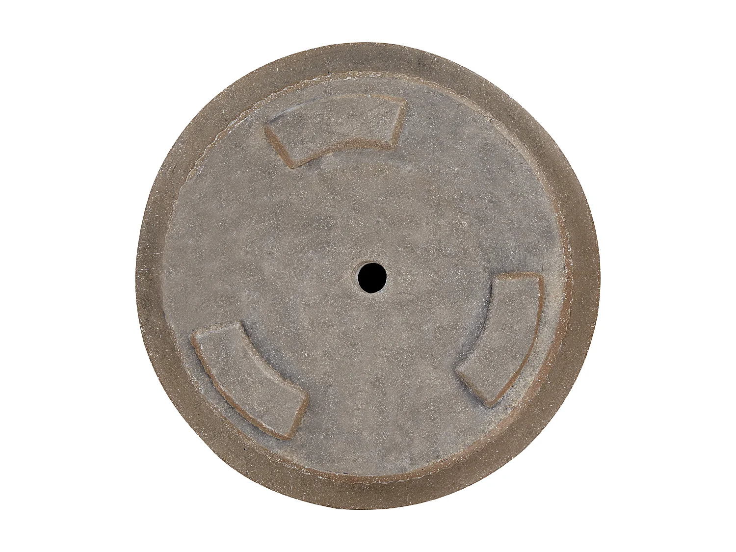 Blumenkübel DARIA Keramik 30 cm Taupe