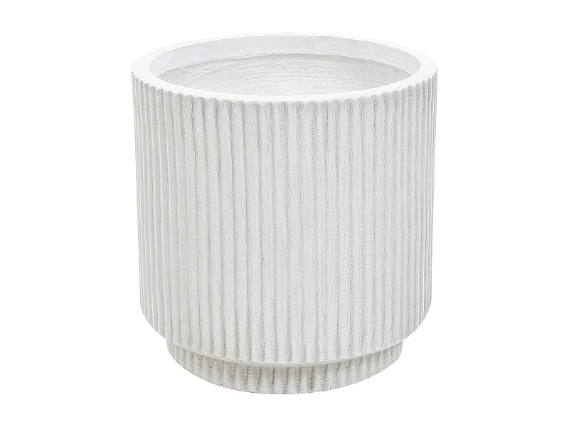 Maceta DARIA Cerámica 24 cm Blanco crema