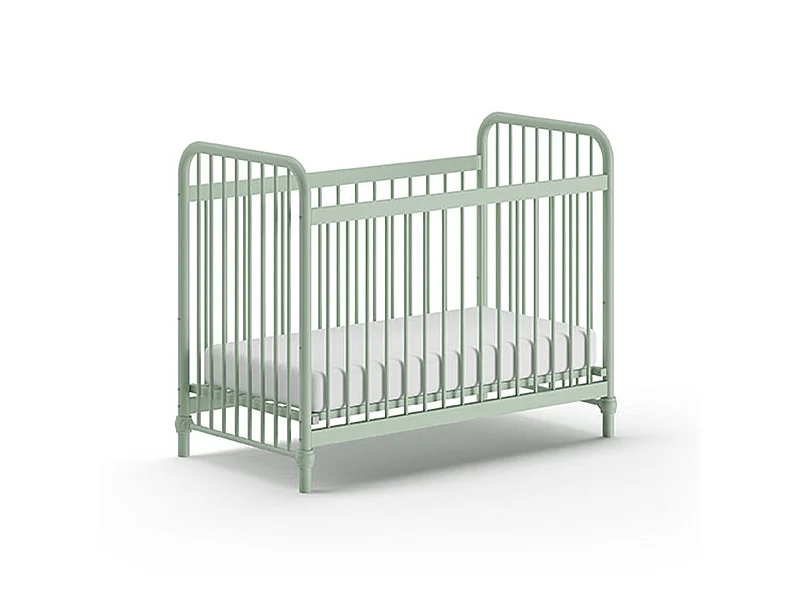 Lit Bébé "Bronxx" 60x120cm Vert Mat
