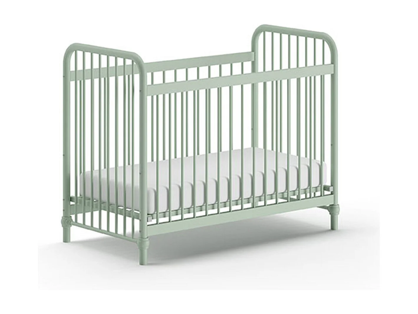 Lit Bébé "Bronxx" 60x120cm Vert Mat