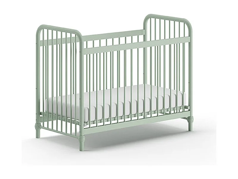 Lit Bébé "Bronxx" 60x120cm Vert Mat
