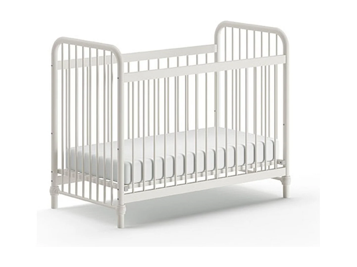 Lit Bébé "Bronxx" 60x120cm Blanc