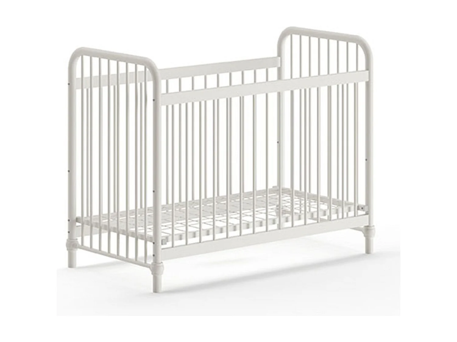 Lit Bébé "Bronxx" 60x120cm Blanc