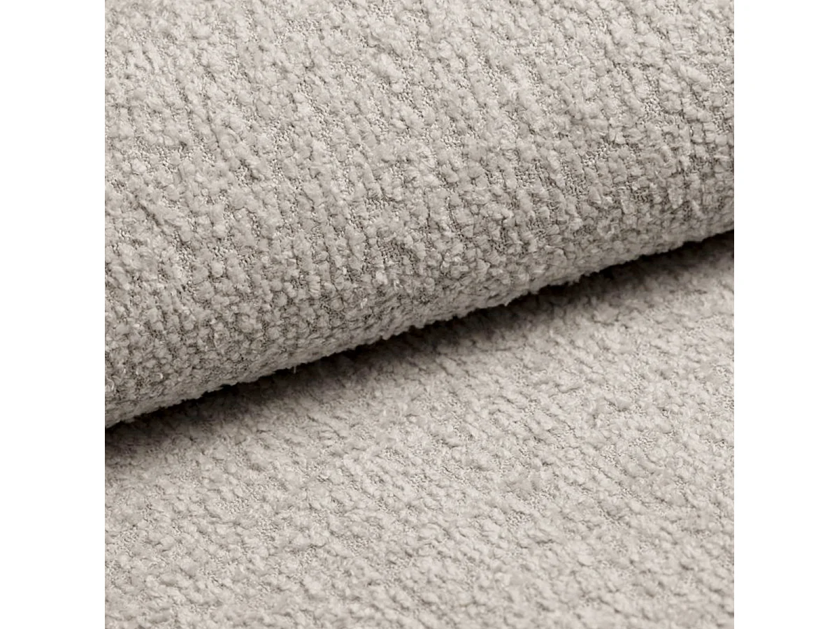 Canapé convertible 3 places avec coffre en tissu beige VALENTIN