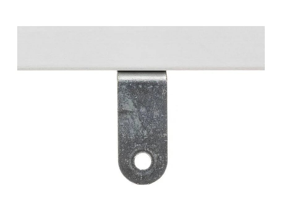 Meuble Réserve et Dérouleur de Papier WC en Bambou et Bois Blanc H 80 cm