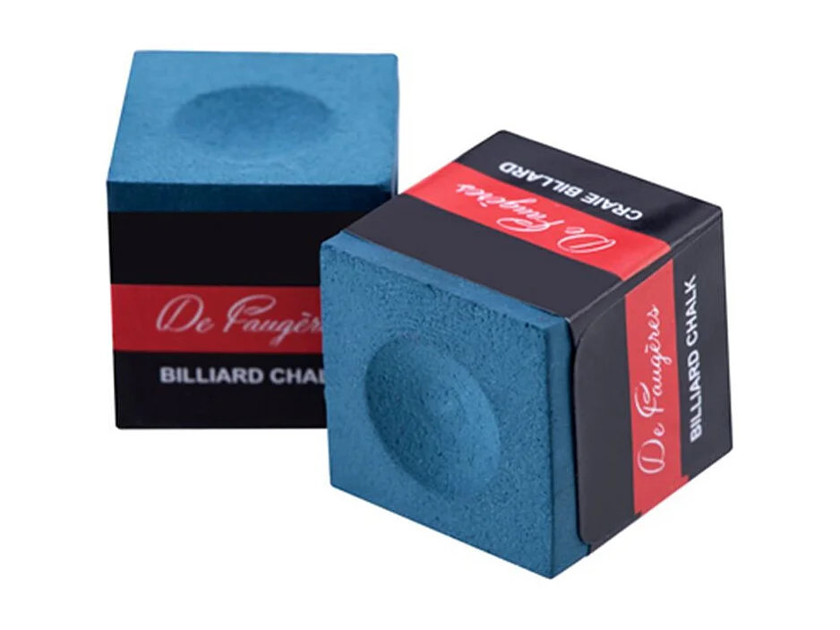 Lot de 12 Craies de Billard "Faugères" 2cm Bleu