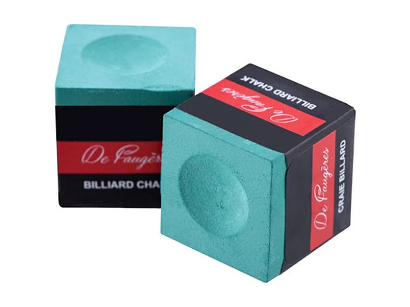 Lot de 12 Craies de Billard "Faugères" 2cm Vert