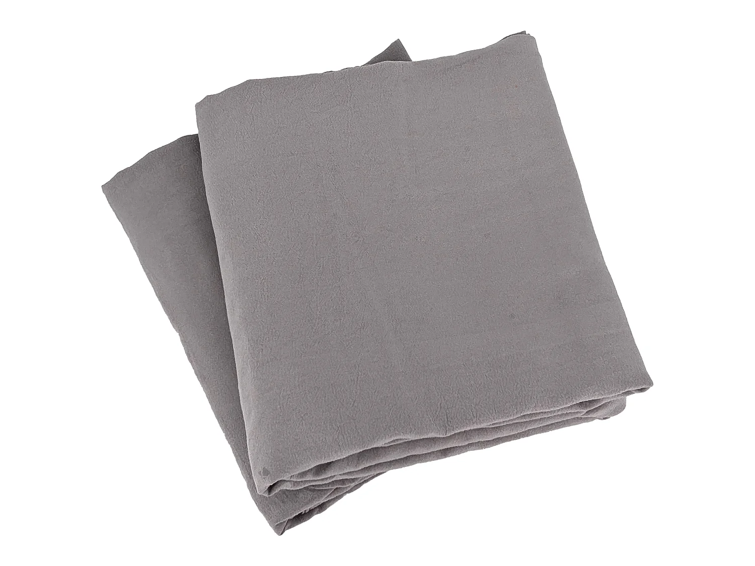 Parure 260x240 cm MILA polyester micro lavée gris anthracite 3 pièces