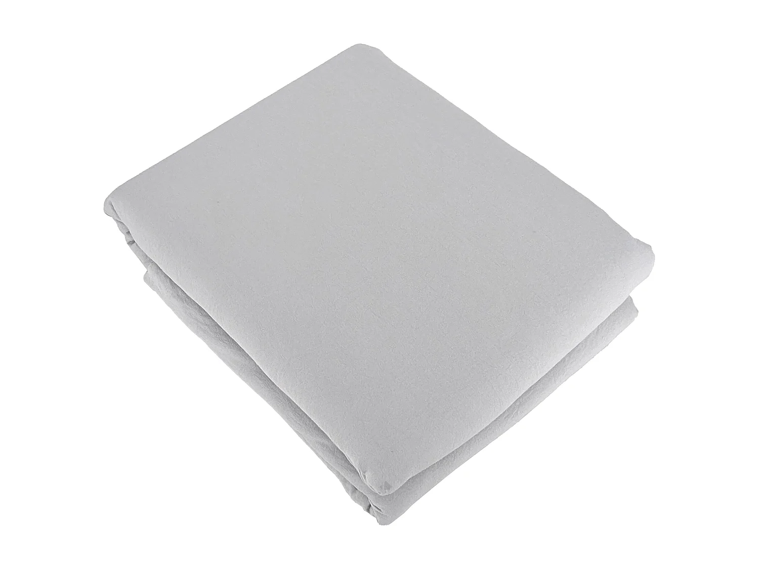 Parure 240x220 cm MILA polyester micro lavée gris perle 3 pièces