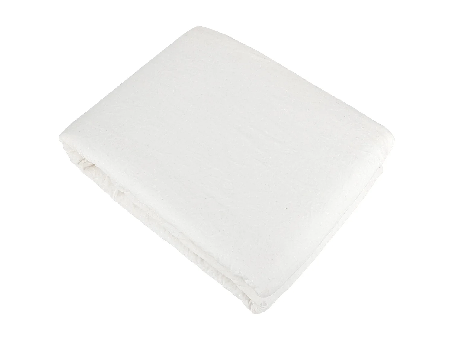 Parure 240x220 cm MILA polyester micro lavée blanc 3 pièces