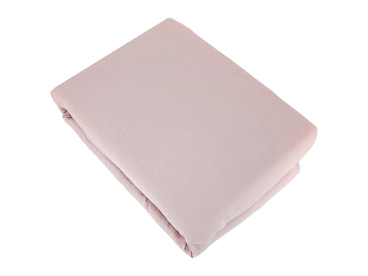 Parure 240x220 cm MILA polyester micro lavée rose poudré 3 pièces