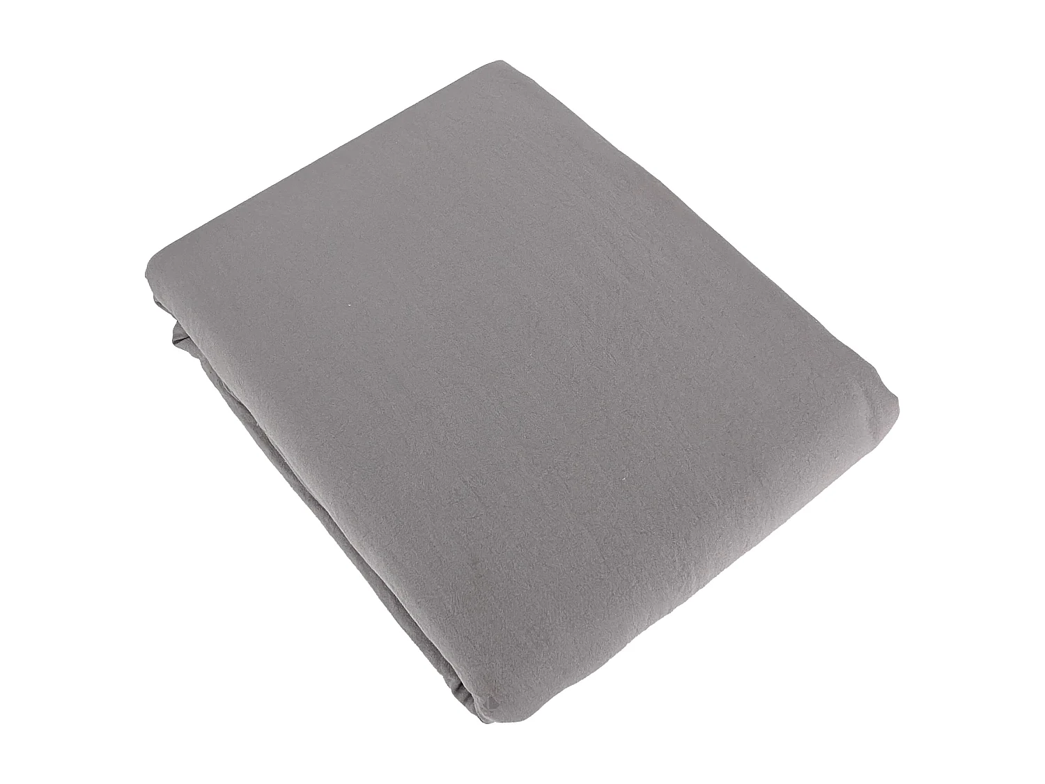 Parure 240x220 cm MILA polyester micro lavée gris anthracite 3 pièces
