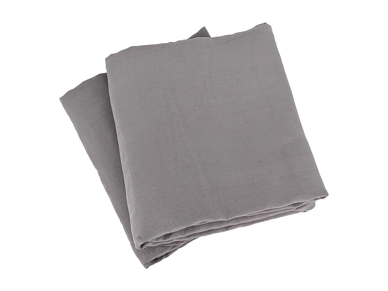 Parure 240x220 cm MILA polyester micro lavée gris anthracite 3 pièces
