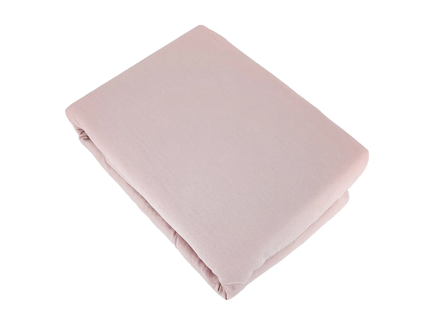 Parure 260x240 cm MILA polyester micro lavée rose poudré 3 pièces