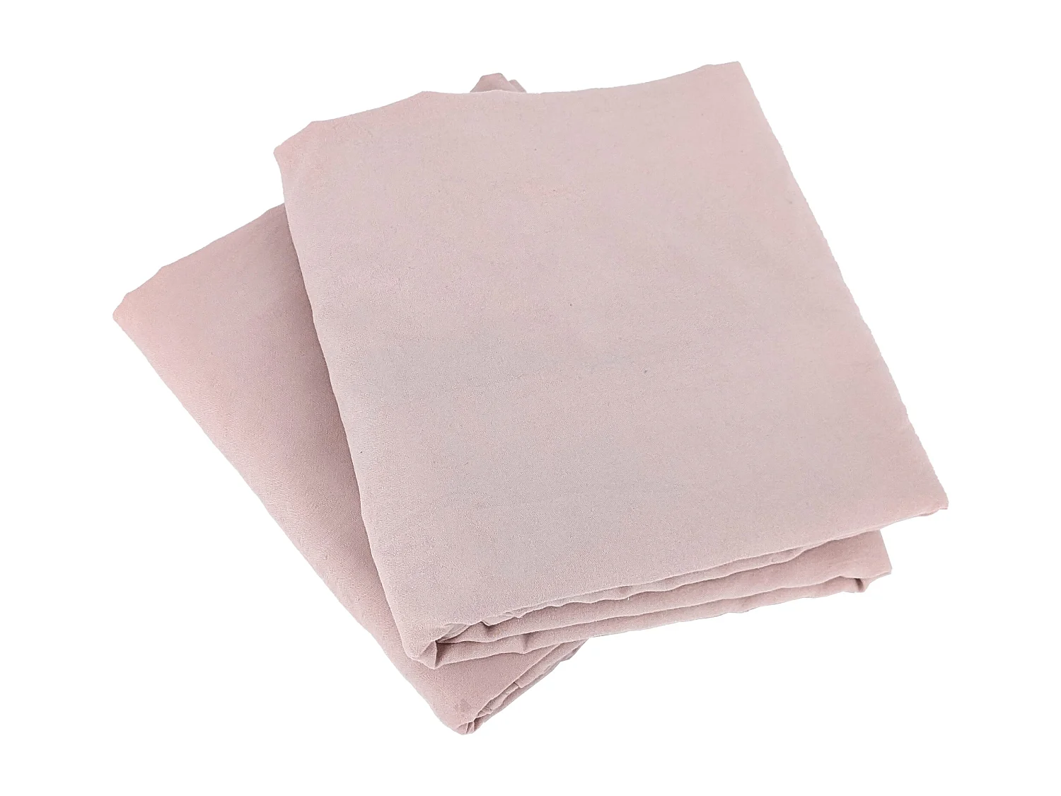 Parure 260x240 cm MILA polyester micro lavée rose poudré 3 pièces