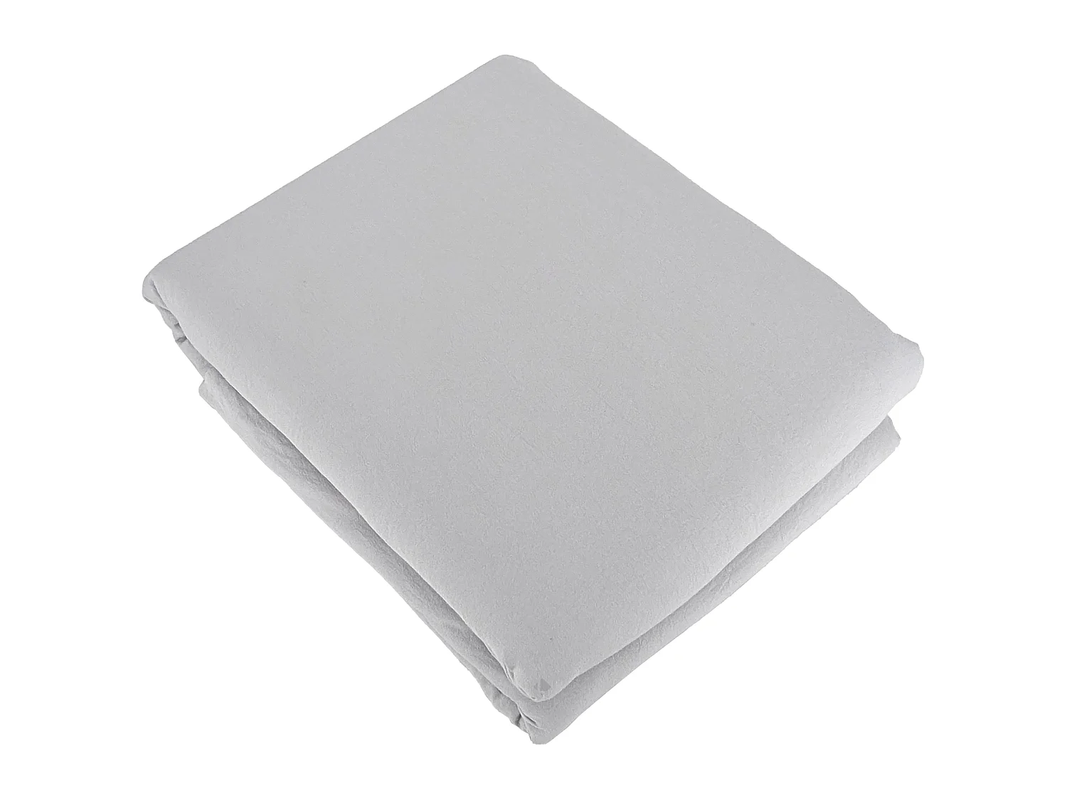 Parure 260x240 cm MILA polyester micro lavée gris perle 3 pièces