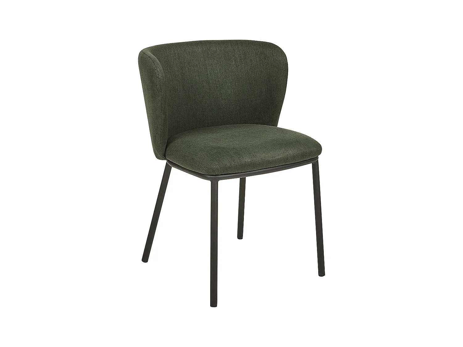 Set van 2 eetkamerstoelen MINA Donkergroen