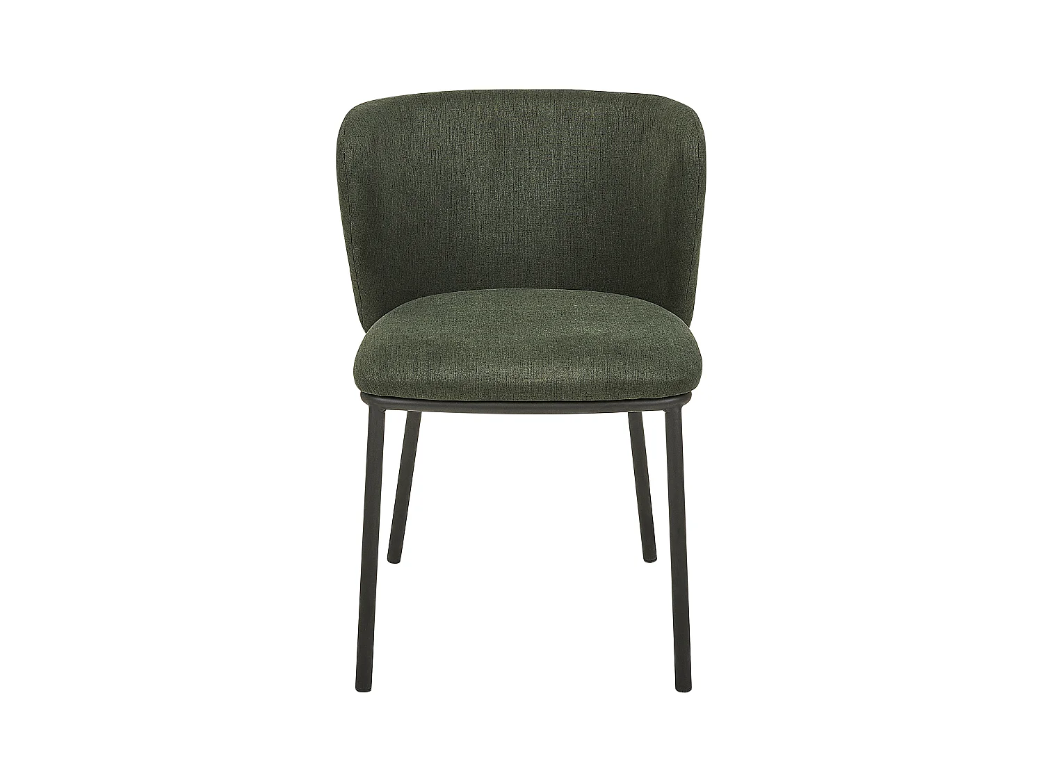 Set van 2 eetkamerstoelen MINA Donkergroen