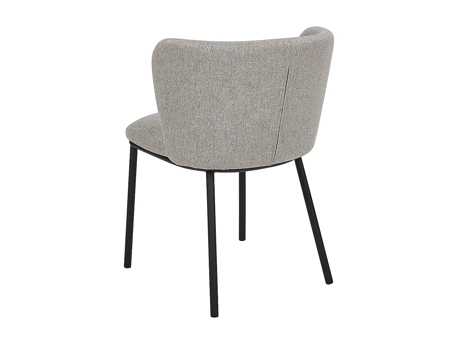 Lot de 2 chaises de salle à manger MINA Gris