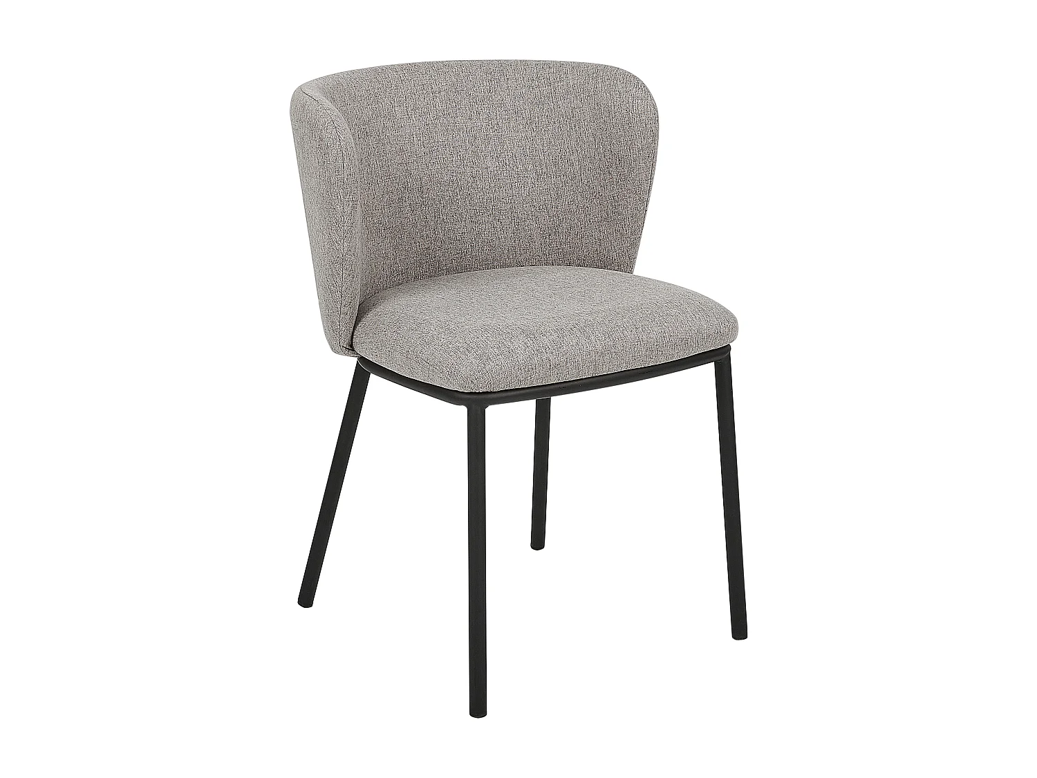 Lot de 2 chaises de salle à manger MINA Gris