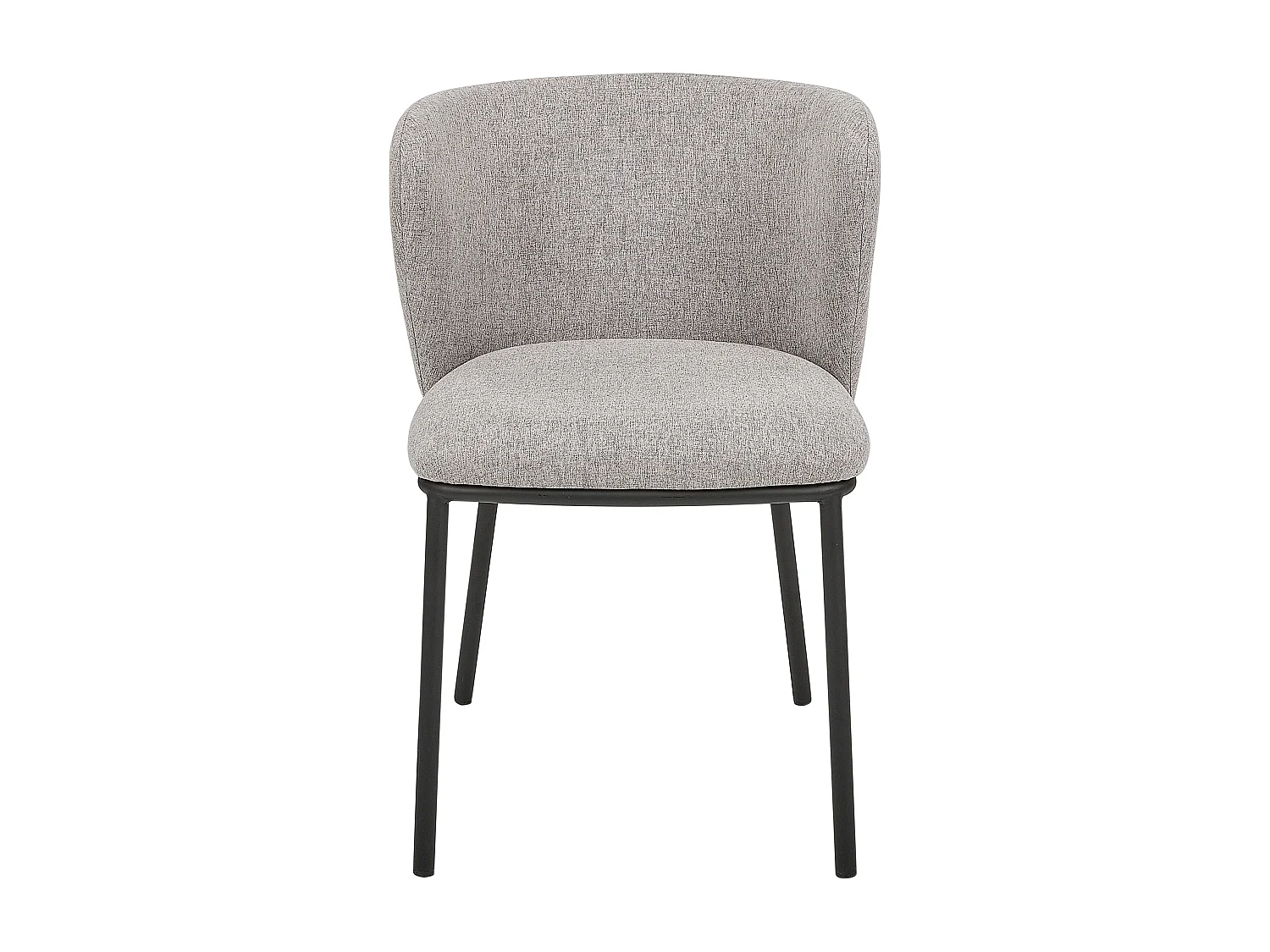 Lot de 2 chaises de salle à manger MINA Gris