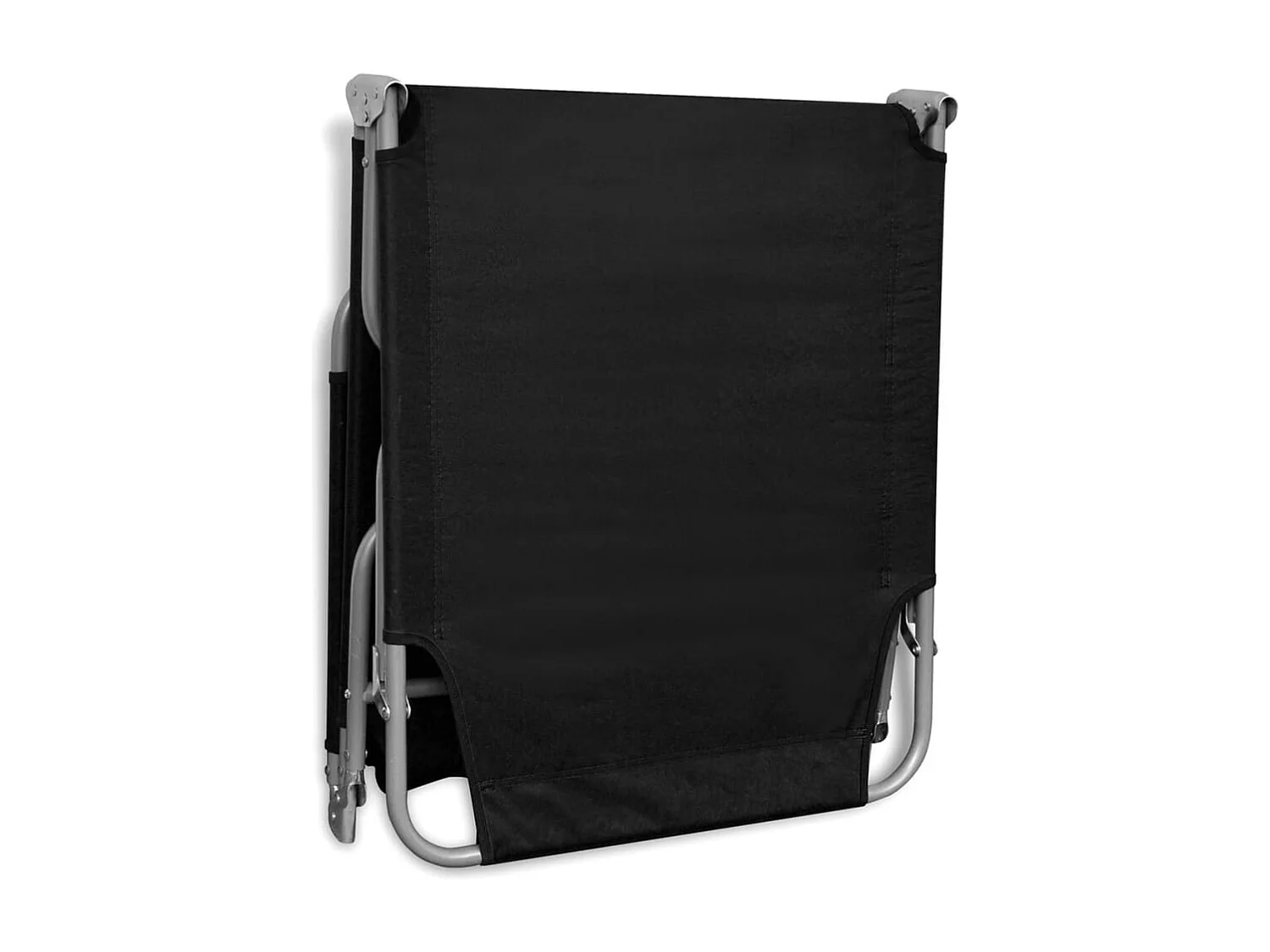 Transat chaise longue bain noire 189 x 58 x 27 cm 02_0012797