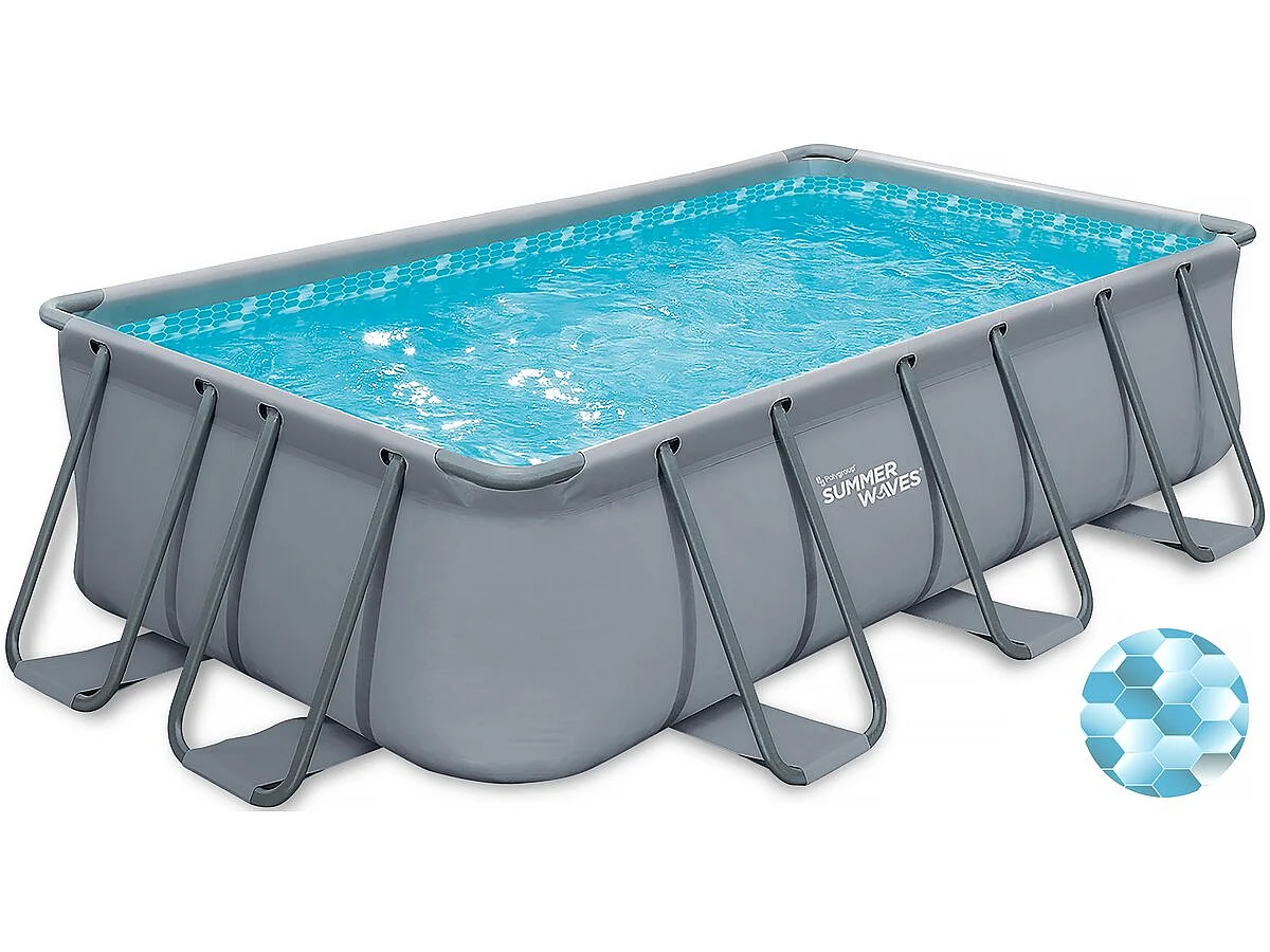 Piscine tubulaire LUDO 3 - 5.49 x 2.74 x 1.32 m - filtration à  sable 5,1m3/H