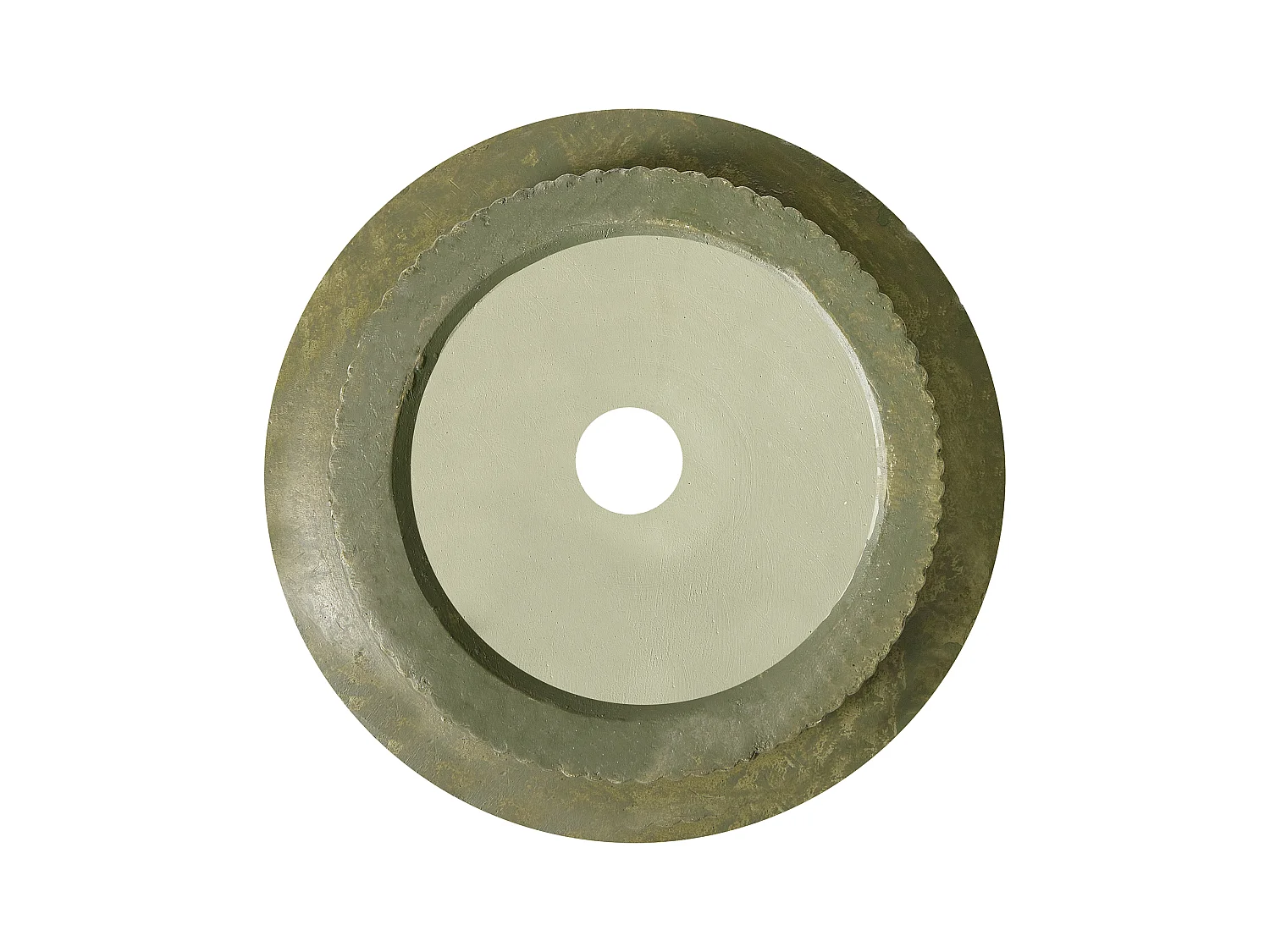 Bloempot DARIA Keramiek 24 cm Olijfgroen